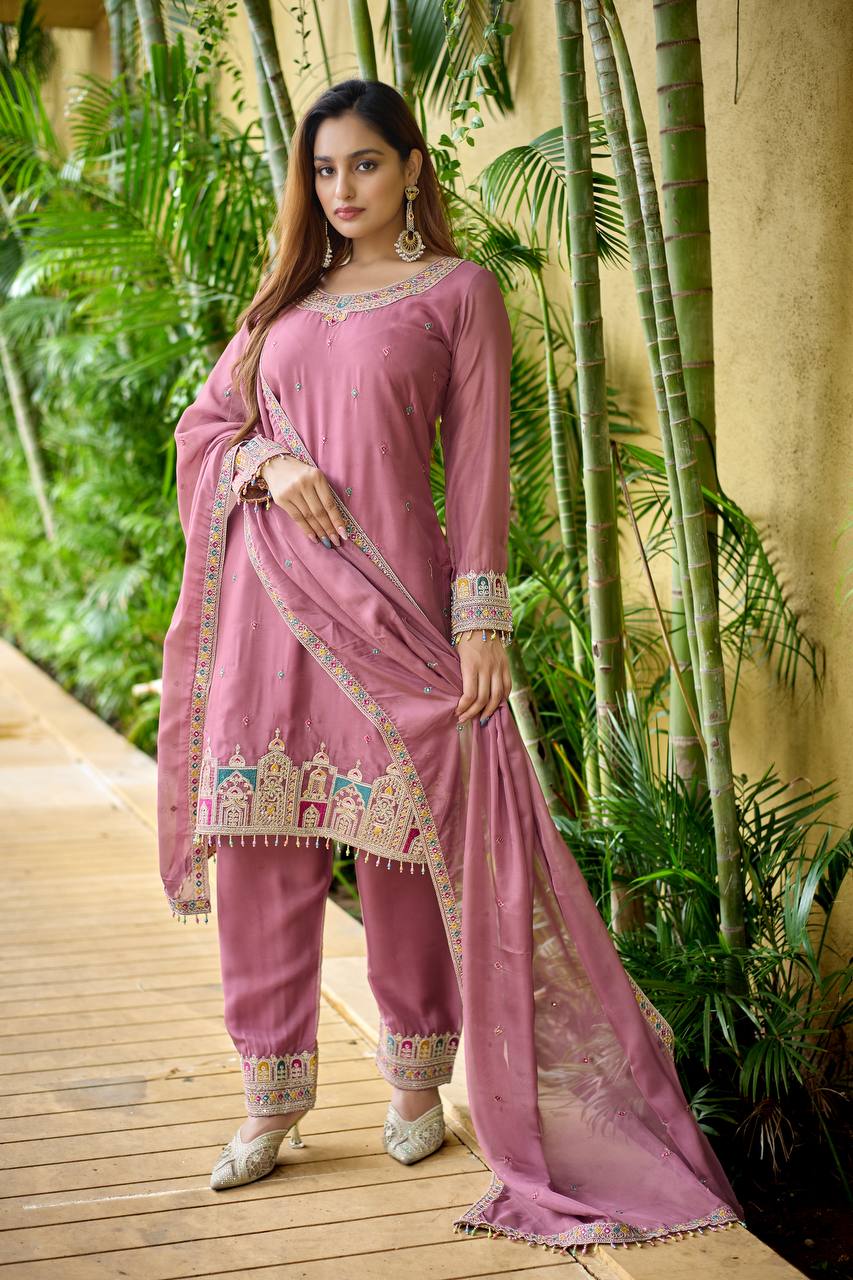 ZARANGI ORGENZA SUIT SET