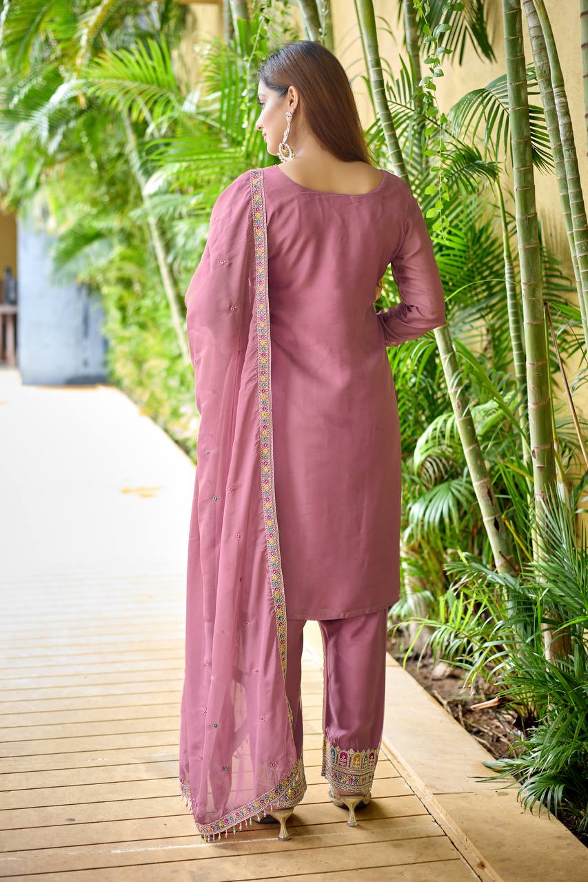 ZARANGI ORGENZA SUIT SET