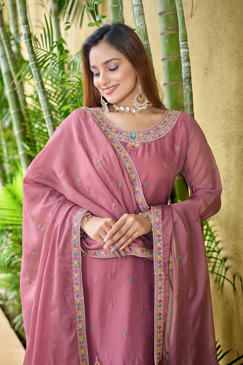 ZARANGI ORGENZA SUIT SET