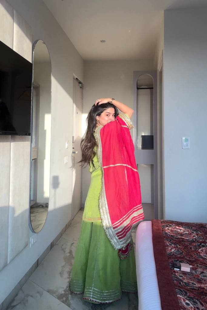 Saumya Neon Sharara Suit Set