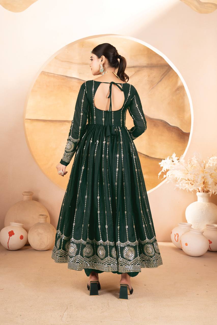 SARA NEW TRENDY ANARKALI SUIT SET
