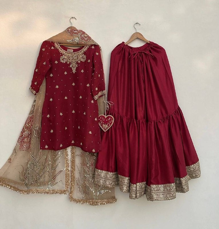 NARGIS FIZA SARARA SUIT SET