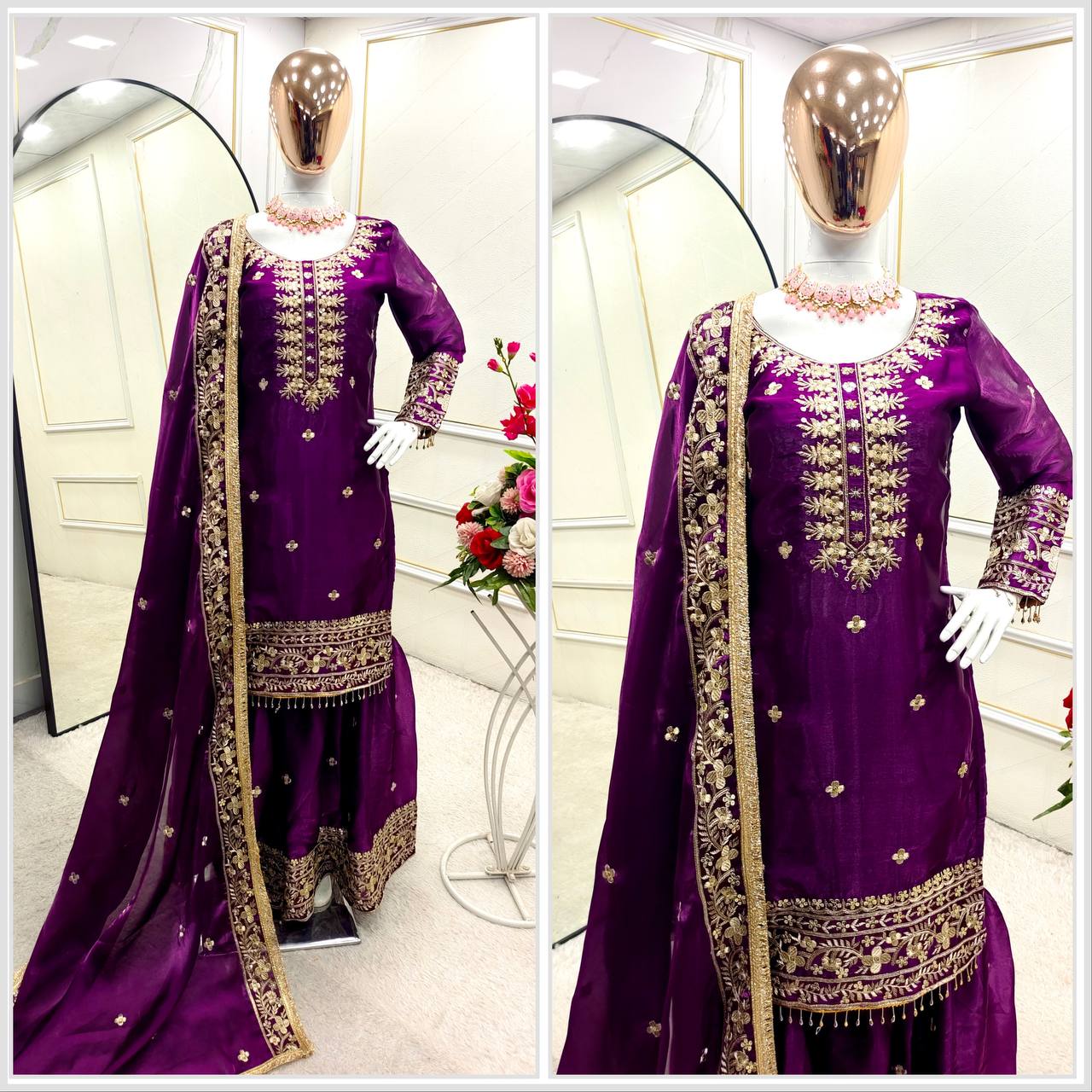 PURVAANI JIMMY CHOO SUIT SET
