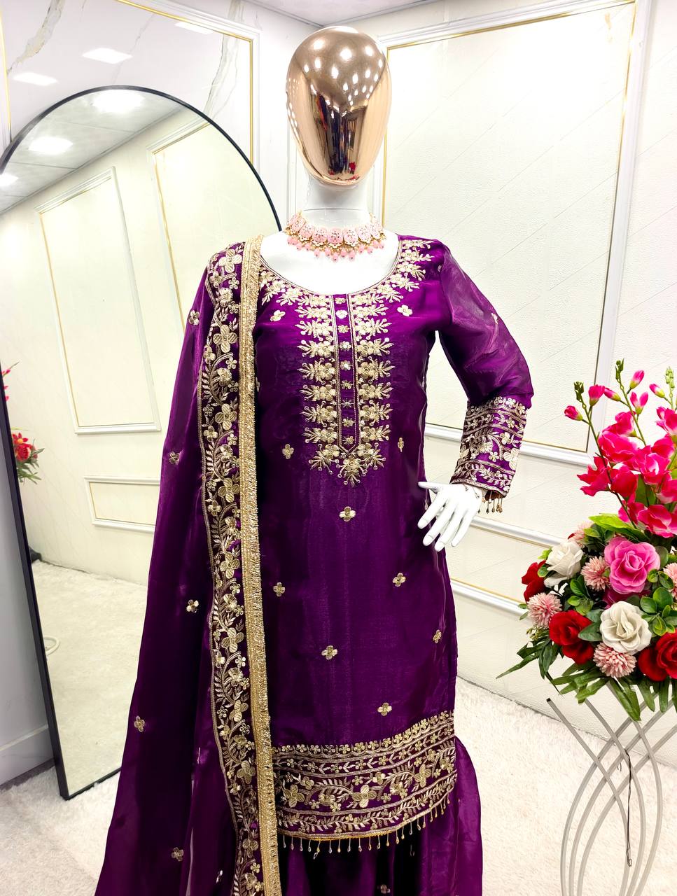 PURVAANI JIMMY CHOO SUIT SET