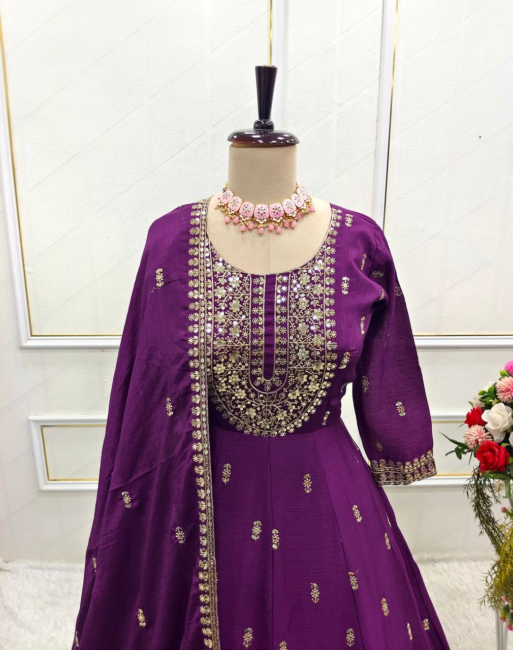 SIVARA CHINON SILK SUIT SET