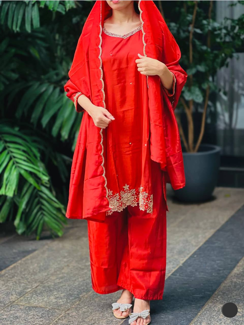 ZARKAR GEORGETTE SUIT SET