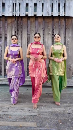 Yashvi Heavy Fendy Silk Top Farshi Suit Set